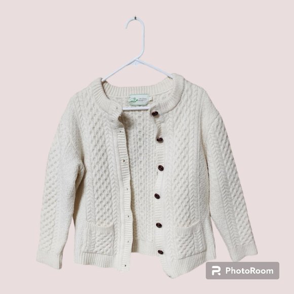 Ladies Original Aran Co. Wool Sweater - Picture 1 of 2